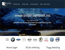 Tablet Screenshot of bildelsenteret.no